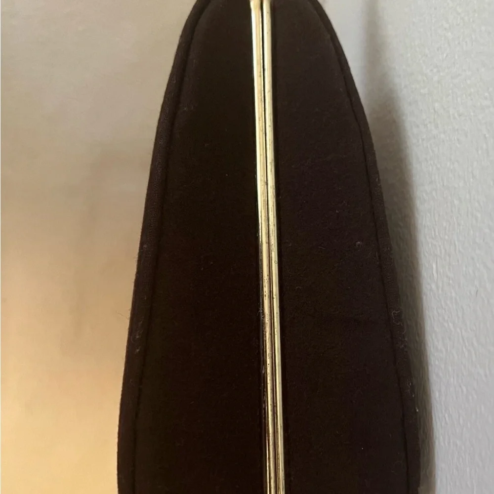 💚 Vintage 60's Dover Purse Clutch made in USA/ Brown Suede💚